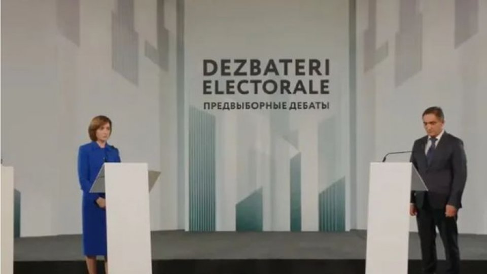 Dezbatere electorală între Maia Sandu şi Alexandr Stoianoglo